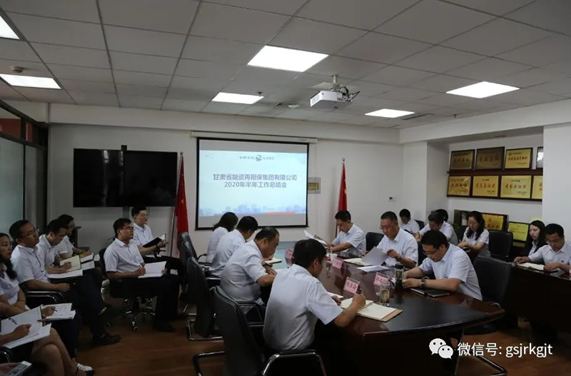 甘肅再擔(dān)保集團(tuán)召開(kāi)2020年半年工作會(huì)